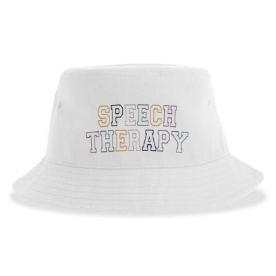 Speech Therapy Speech Language Pathologist Therapist Sustainable Bucket Hat
