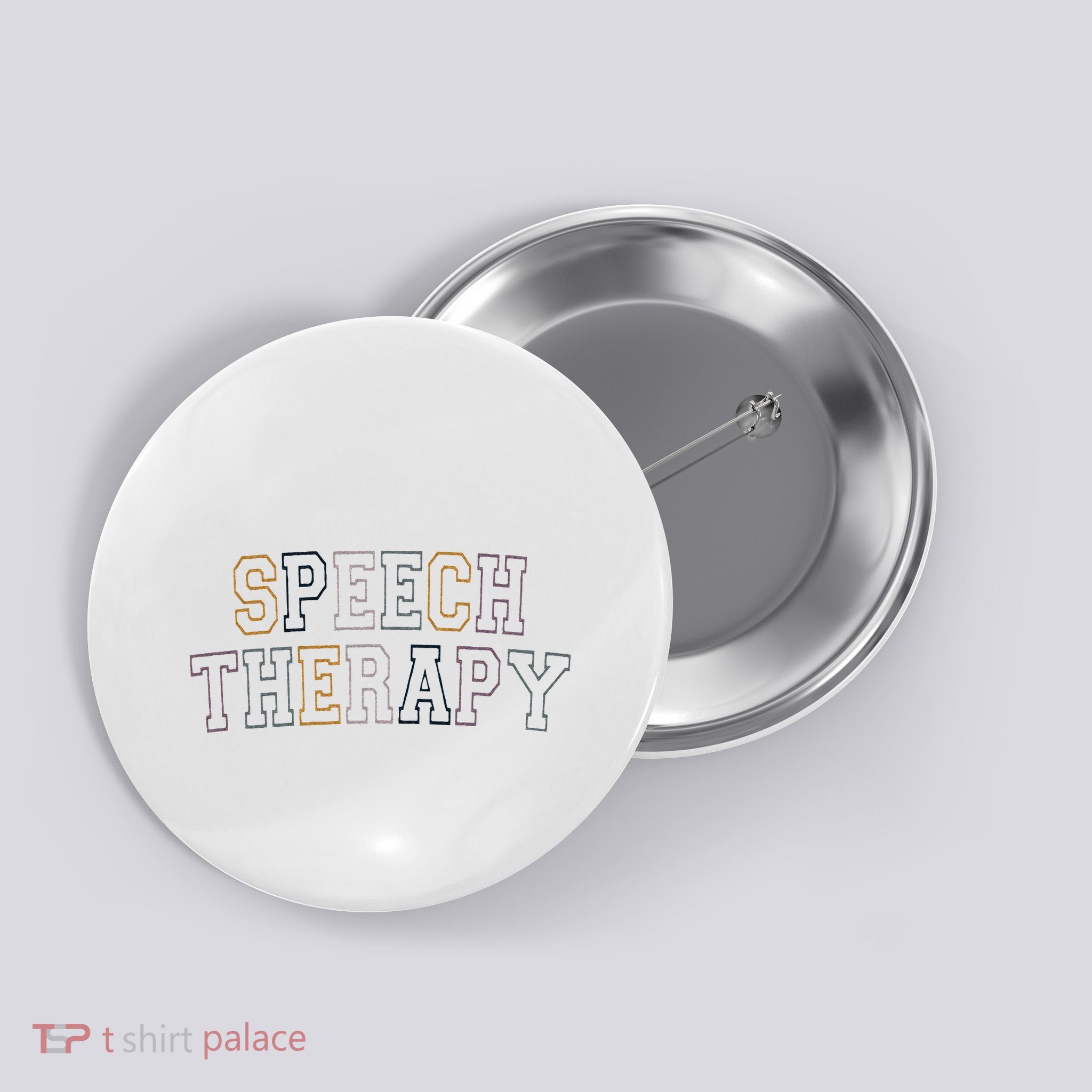 Speech Therapy Speech Language Pathologist Therapist Button