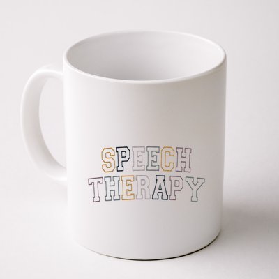 Speech Therapy Speech Language Pathologist Therapist Mug