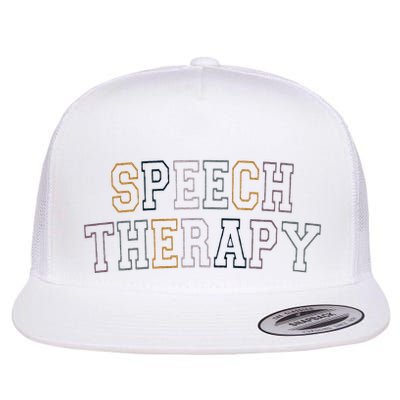 Speech Therapy Speech Language Pathologist Therapist Flatbill Hat
