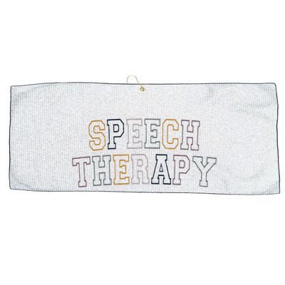 Speech Therapy Speech Language Pathologist Therapist Large Microfiber Waffle Golf Towel