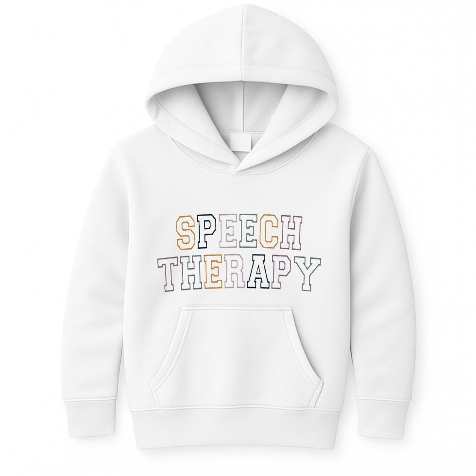 Speech Therapy Speech Language Pathologist Therapist Kids Hoodie