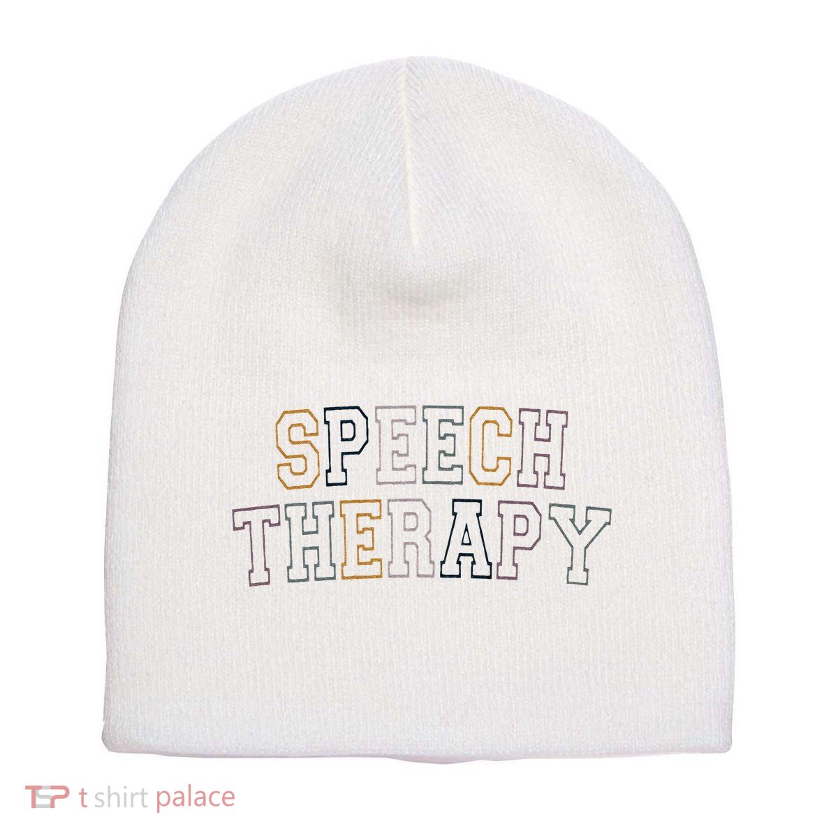 Speech Therapy Speech Language Pathologist Therapist Short Acrylic Beanie
