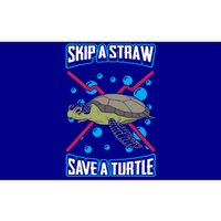 Skip The Straw Save A Turtle Clean Oceans Gift Bumper Sticker