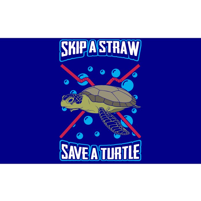 Skip The Straw Save A Turtle Clean Oceans Gift Bumper Sticker