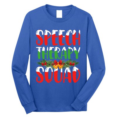 Speech Therapy Squad Slp Speech Pathologists Christmas Gift Long Sleeve Shirt