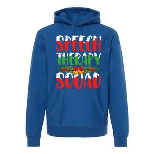 Speech Therapy Squad Slp Speech Pathologists Christmas Gift Premium Hoodie