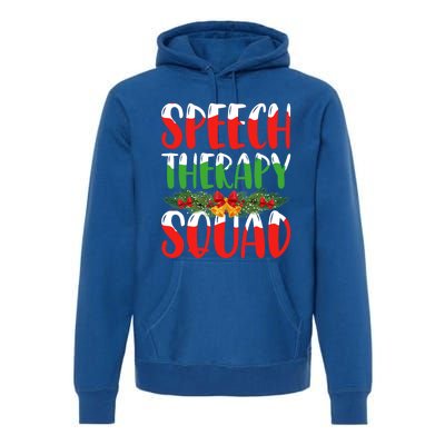 Speech Therapy Squad Slp Speech Pathologists Christmas Gift Premium Hoodie