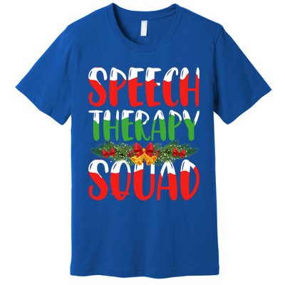 Speech Therapy Squad Slp Speech Pathologists Christmas Gift Premium T-Shirt