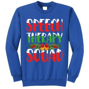 Speech Therapy Squad Slp Speech Pathologists Christmas Gift Tall Sweatshirt