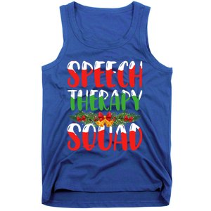 Speech Therapy Squad Slp Speech Pathologists Christmas Gift Tank Top