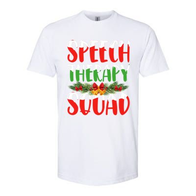 Speech Therapy Squad Slp Speech Pathologists Christmas Gift Softstyle CVC T-Shirt