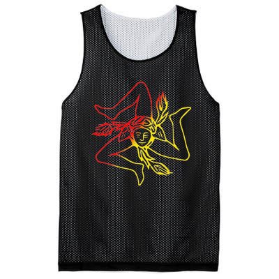 Sicily Travel Souvenir For Men Women Kids Mesh Reversible Basketball Jersey Tank