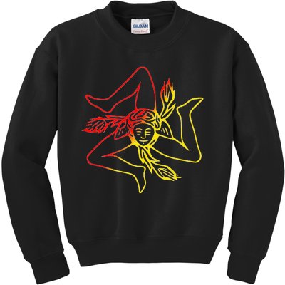 Sicily Travel Souvenir For Men Women Kids Kids Sweatshirt