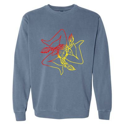 Sicily Travel Souvenir For Men Women Kids Garment-Dyed Sweatshirt