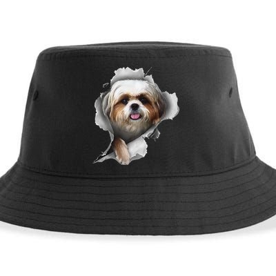 Shih Tzu Shih Tzu Dog Gift Shih Tzu Lover Sustainable Bucket Hat