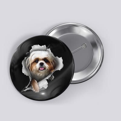 Shih Tzu Shih Tzu Dog Gift Shih Tzu Lover Button