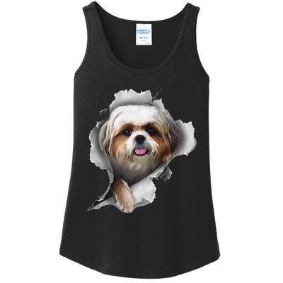 Shih Tzu Shih Tzu Dog Gift Shih Tzu Lover Ladies Essential Tank