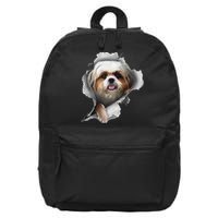 Shih Tzu Shih Tzu Dog Gift Shih Tzu Lover 16 in Basic Backpack
