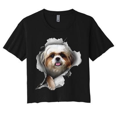 Shih Tzu Shih Tzu Dog Gift Shih Tzu Lover Crop Top