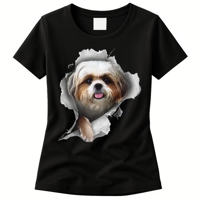 Shih Tzu Shih Tzu Dog Gift Shih Tzu Lover Womens T-Shirt