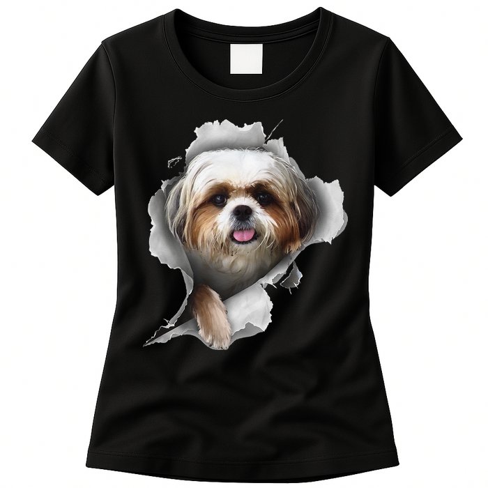 Shih Tzu Shih Tzu Dog Gift Shih Tzu Lover Womens T-Shirt