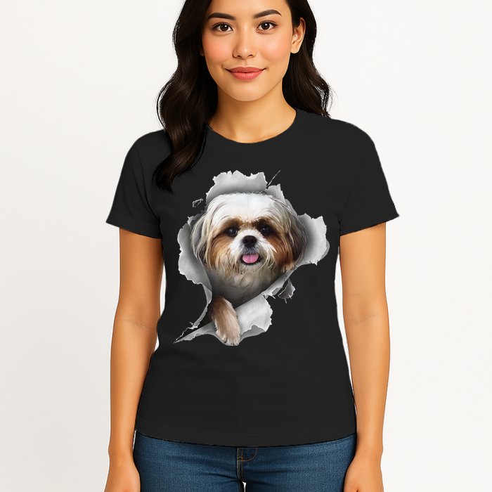 Shih Tzu Shih Tzu Dog Gift Shih Tzu Lover Womens T-Shirt