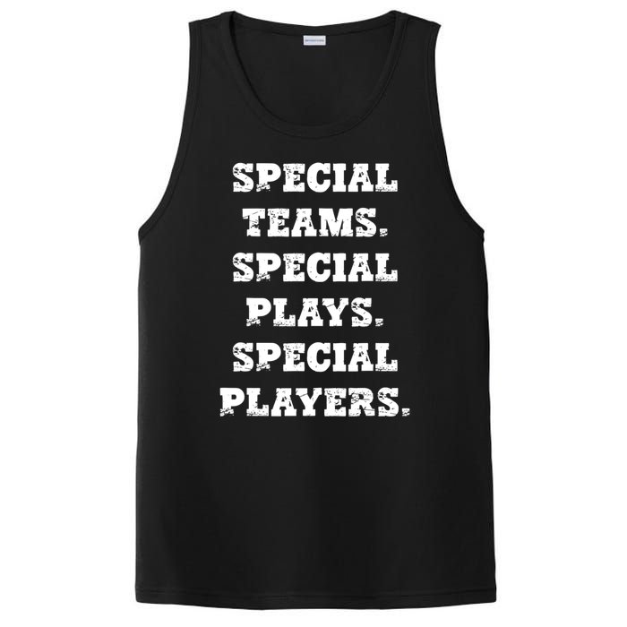 Special Teams Special Plays Special Players Funny PosiCharge Competitor Tank