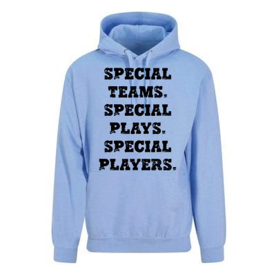 Special Teams Special Plays Special Players Funny Unisex Surf Hoodie