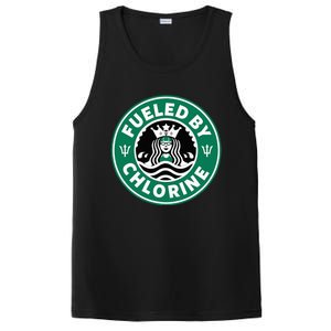 Swim Team Swimming Funny Parody Fueled By Chlorine PosiCharge Competitor Tank