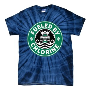 Swim Team Swimming Funny Parody Fueled By Chlorine Tie-Dye T-Shirt