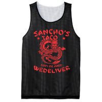 Sanchos Tacos Soft Or Hard We Deliver Apparel Mesh Reversible Basketball Jersey Tank