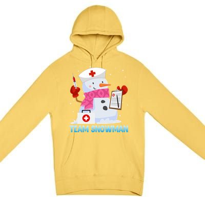 Snow Team Snow Lover Clinic Nurse Doctors Meaningful Gift Premium Pullover Hoodie