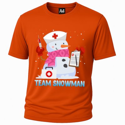 Snow Team Snow Lover Clinic Nurse Doctors Meaningful Gift Cooling Performance Crew T-Shirt