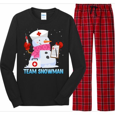 Snow Team Snow Lover Clinic Nurse Doctors Meaningful Gift Long Sleeve Pajama Set