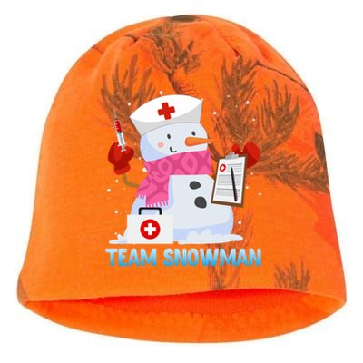 Snow Team Snow Lover Clinic Nurse Doctors Meaningful Gift Kati - Camo Knit Beanie