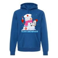 Snow Team Snow Lover Clinic Nurse Doctors Meaningful Gift Premium Hoodie