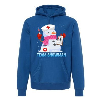 Snow Team Snow Lover Clinic Nurse Doctors Meaningful Gift Premium Hoodie