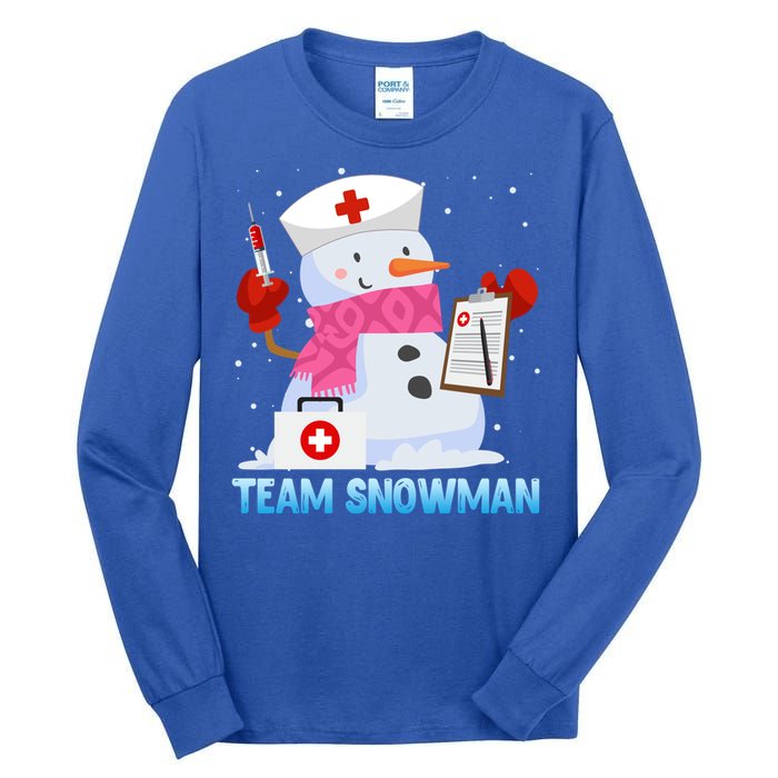 Snow Team Snow Lover Clinic Nurse Doctors Meaningful Gift Tall Long Sleeve T-Shirt