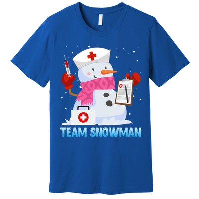 Snow Team Snow Lover Clinic Nurse Doctors Meaningful Gift Premium T-Shirt