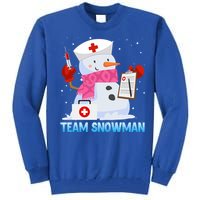 Snow Team Snow Lover Clinic Nurse Doctors Meaningful Gift Tall Sweatshirt