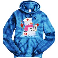 Snow Team Snow Lover Clinic Nurse Doctors Meaningful Gift Tie Dye Hoodie