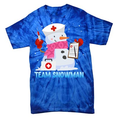 Snow Team Snow Lover Clinic Nurse Doctors Meaningful Gift Tie-Dye T-Shirt