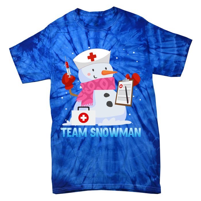 Snow Team Snow Lover Clinic Nurse Doctors Meaningful Gift Tie-Dye T-Shirt