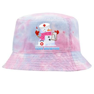 Snow Team Snow Lover Clinic Nurse Doctors Meaningful Gift Tie-Dyed Bucket Hat