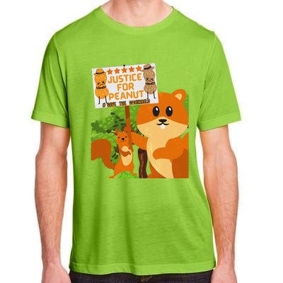 Save The Squirrels Justice For Peanut Pnut Peanut Squirrel Adult ChromaSoft Performance T-Shirt