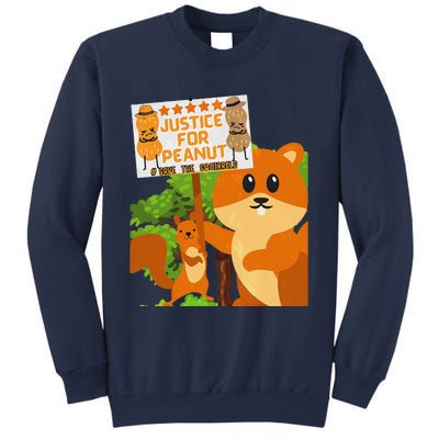 Save The Squirrels Justice For Peanut Pnut Peanut Squirrel Sweatshirt