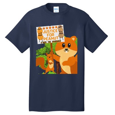 Save The Squirrels Justice For Peanut Pnut Peanut Squirrel Tall T-Shirt