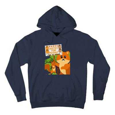 Save The Squirrels Justice For Peanut Pnut Peanut Squirrel Tall Hoodie