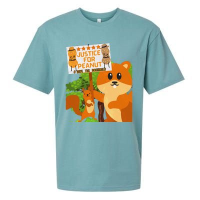 Save The Squirrels Justice For Peanut Pnut Peanut Squirrel Sueded Cloud Jersey T-Shirt